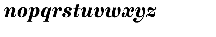 Ingeborg Heavy Italic Font LOWERCASE