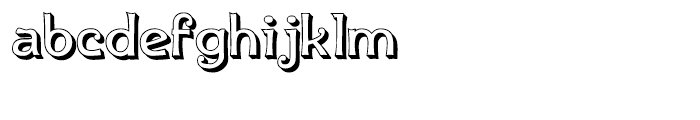 Ingone Shadow Font LOWERCASE