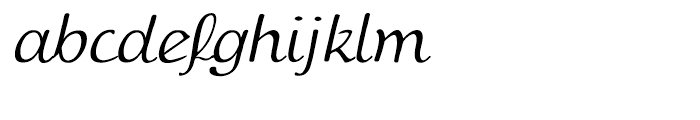 Ingriana Casual Italic Font LOWERCASE