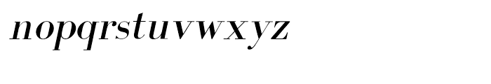 Intellecta Bodoned Italic Font LOWERCASE