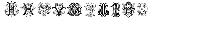 Intellecta Monograms IZKX Font OTHER CHARS