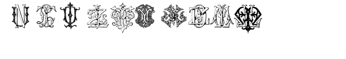 Intellecta Monograms KYOZ Font OTHER CHARS