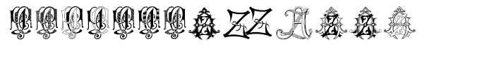 Intellecta Monograms Soft YZZZ Font LOWERCASE