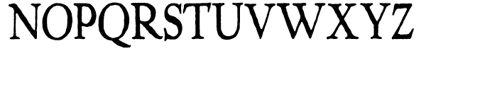 Intellecta Roman Tall Font UPPERCASE