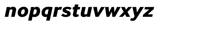 InterFace Xbold Italic Font LOWERCASE