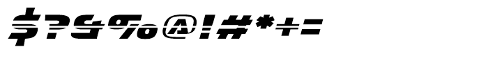Interceptor Nitro Italic Font OTHER CHARS