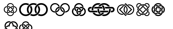 Interlaced Ornaments Font OTHER CHARS