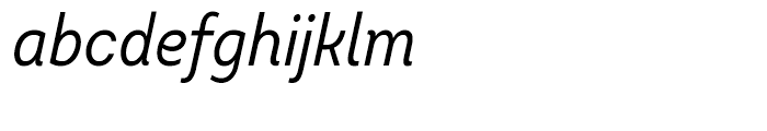 Intro Condensed Regular Italic Font LOWERCASE