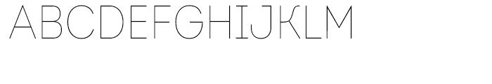 Intro Condensed Thin Caps Font LOWERCASE