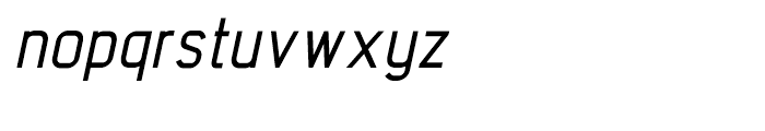 Intropol Medium Italic Font LOWERCASE