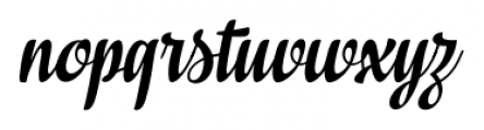 In And Out Italic Font LOWERCASE