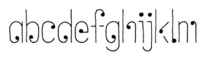 Inked Balterm Regular Font LOWERCASE