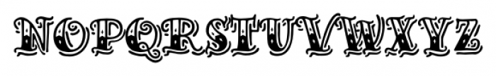 Inkheart Circus Shadow Font LOWERCASE