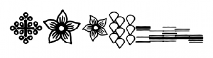 Inkheart Pattern Font OTHER CHARS