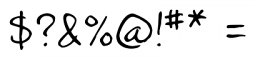 Inkydoo Regular Font OTHER CHARS