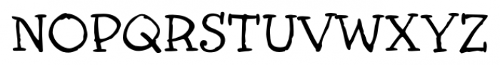 Inkydoo Serif Serif Font UPPERCASE