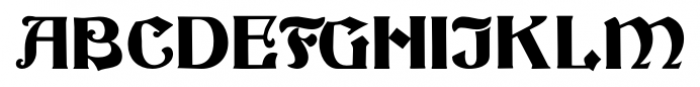 InlandBecker Medium Font UPPERCASE