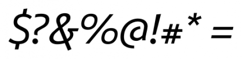Insider Regular Italic Font OTHER CHARS