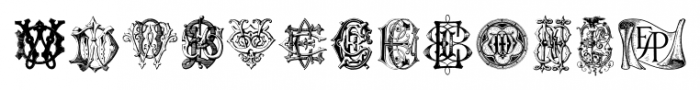 Intellecta Monograms CC EP Regular Font LOWERCASE