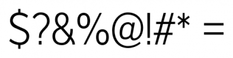 Interval Sans Pro Condensed Light Font OTHER CHARS