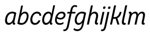 Intro Condensed Regular Italic Font LOWERCASE
