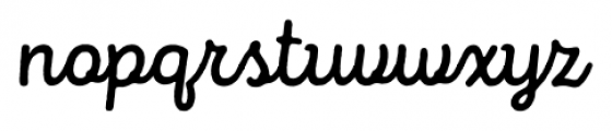 Intro Script B Base Font LOWERCASE