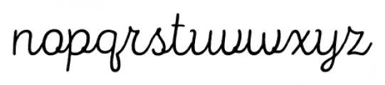 Intro Script L Base Font LOWERCASE