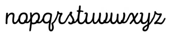 Intro Script R Base Font LOWERCASE