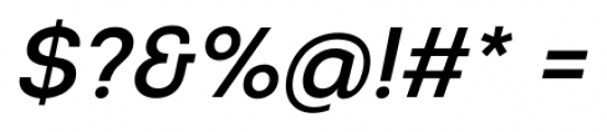 Intro Semibold Italic Font OTHER CHARS
