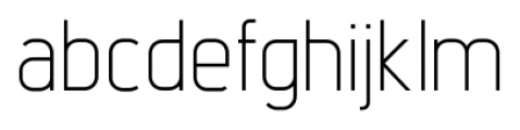 Intropol Light Font LOWERCASE