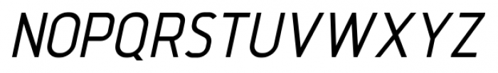 Intropol Medium Italic Font UPPERCASE