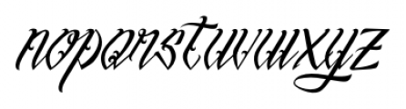 inuTattoo Script Font LOWERCASE