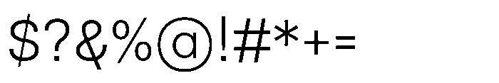 INDG Alvica Light Font OTHER CHARS