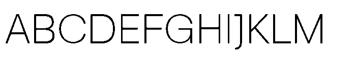 INDG Alvica Thin Font UPPERCASE