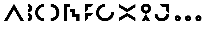 INDG Modus Grey Font UPPERCASE