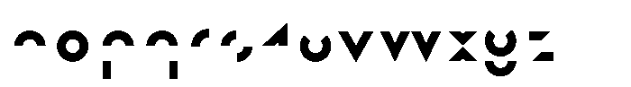 INDG Modus Grey Font LOWERCASE