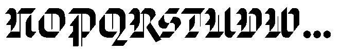 INDG Peqat Capitalis Font UPPERCASE