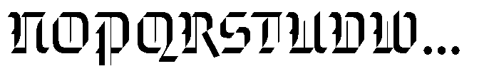 INDG Peqat Norma Font UPPERCASE