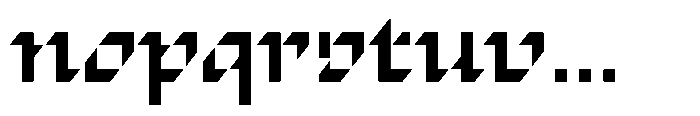 INDG Sifora Font LOWERCASE