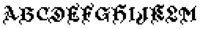 INDG Zigrid Font UPPERCASE