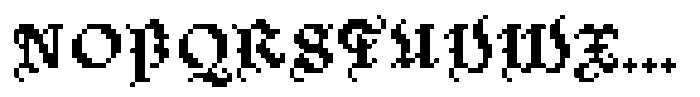 INDG Zigrid Font UPPERCASE
