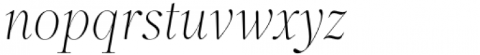 Incognia Italic Font LOWERCASE