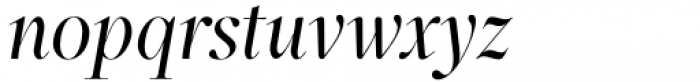 Incognia SemiBold Italic Font LOWERCASE
