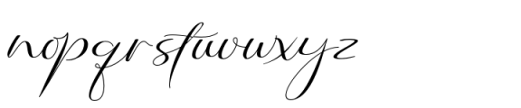 Indah Signature Font LOWERCASE