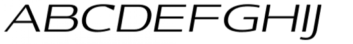 Indecise Expanded Light Italic Font UPPERCASE