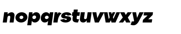 Indecisive Sans Bold Slant Font LOWERCASE