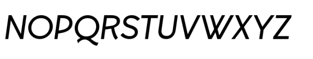 Indecisive Sans Book Slant Font UPPERCASE
