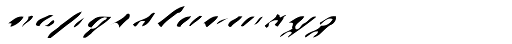 Indelible Victorian Font LOWERCASE