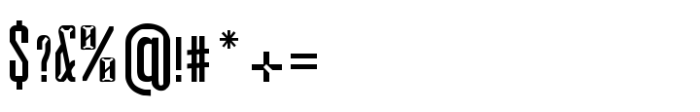 Indent Font OTHER CHARS