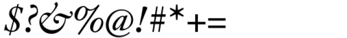Indigo Antiqua 2 Italic Font OTHER CHARS